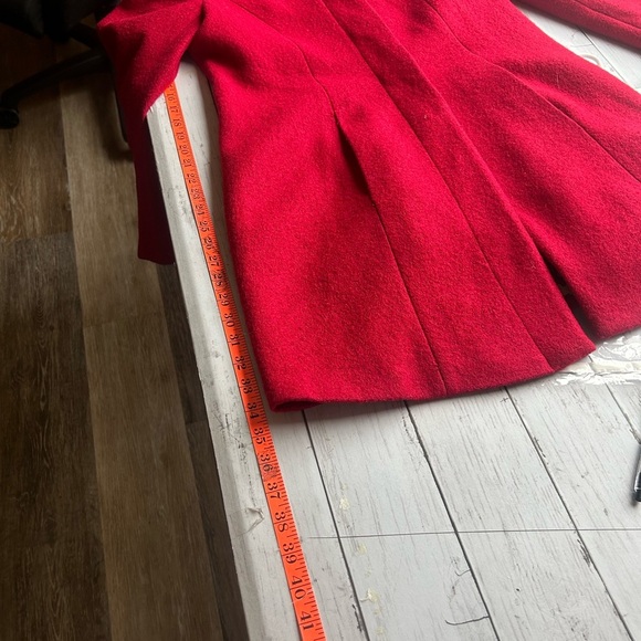 Muse Womens Red Size Wool Blend jacket Size 8 - Picture 12 of 14